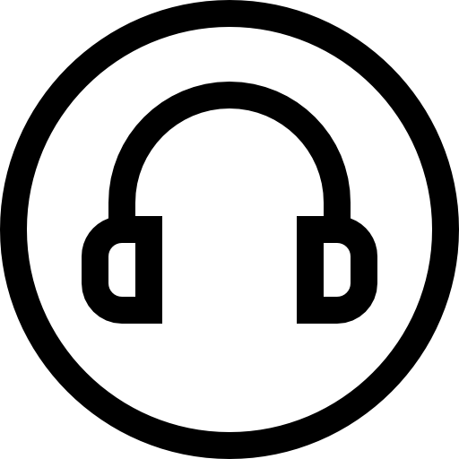 auricular Basic Straight Lineal icono
