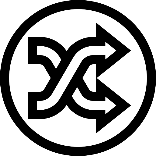 mischen Basic Straight Lineal icon