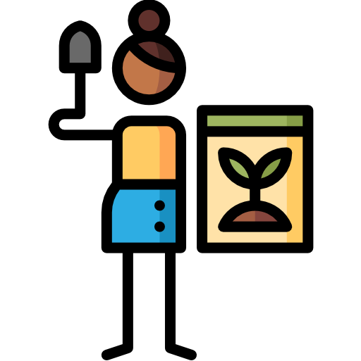gärtner Puppet Characters Lineal Color icon