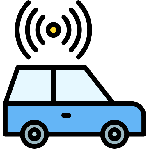 coche autónomo Generic color lineal-color icono