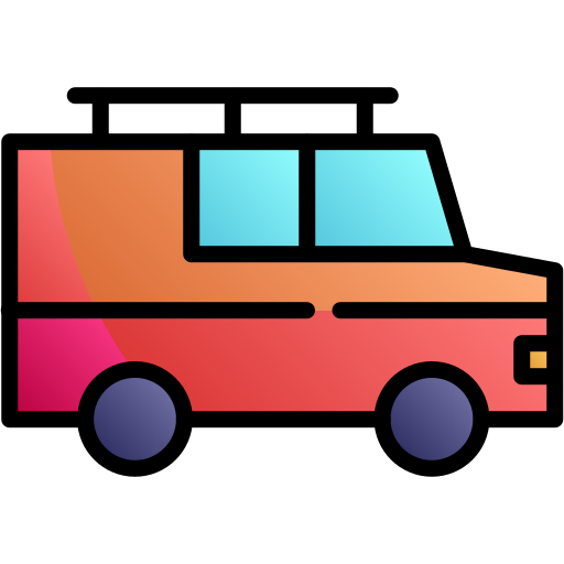 furgoneta de surf Generic gradient lineal-color icono