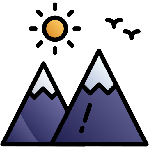 Mountain Generic gradient lineal-color icon
