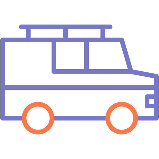 furgoneta de surf Generic color outline icono