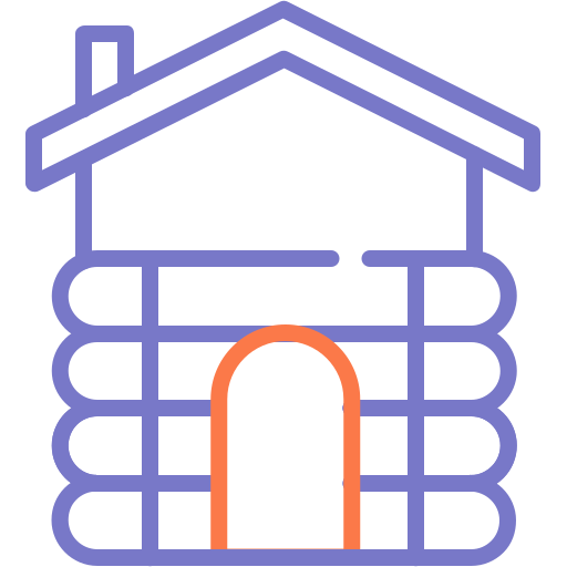 Cabin Generic color outline icon