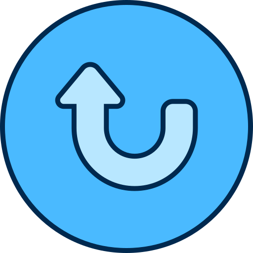 u drehen Generic color lineal-color icon