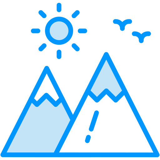 montagna Generic color lineal-color icona