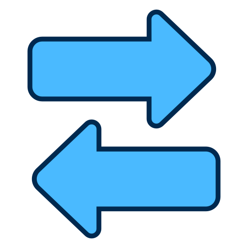 flechas izquierda y derecha Generic color lineal-color icono