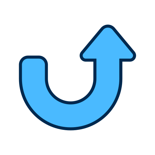 유턴 Generic color lineal-color icon