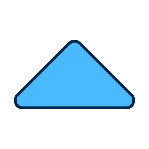 punta de flecha hacia arriba Generic color lineal-color icono