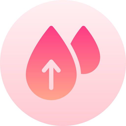 습기 Basic Gradient Circular icon