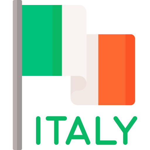 이탈리아 국기 Special Flat icon