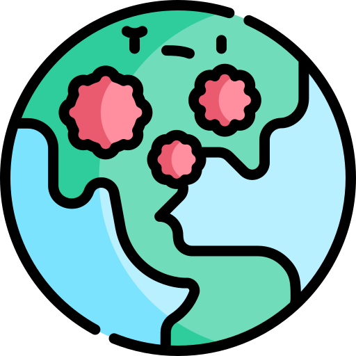 Pandemic Kawaii Lineal color icon