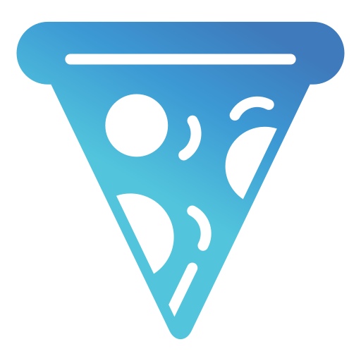 Пицца Generic gradient fill иконка