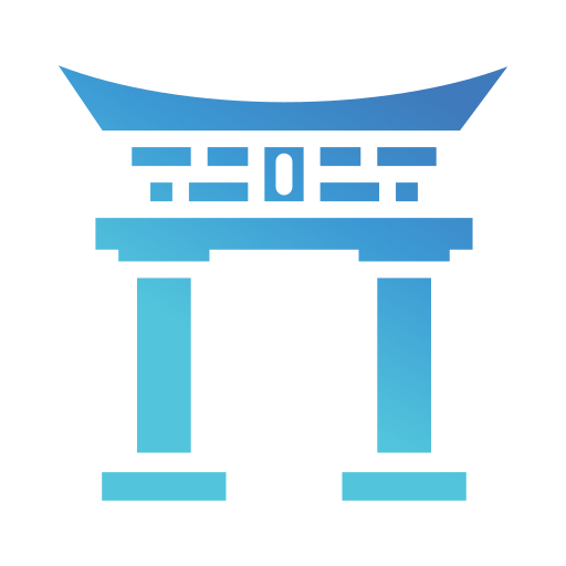 portail torii Generic gradient fill Icône