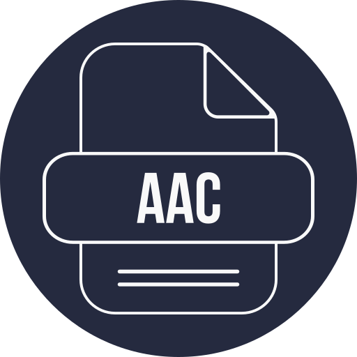 Aac file Generic color fill icon