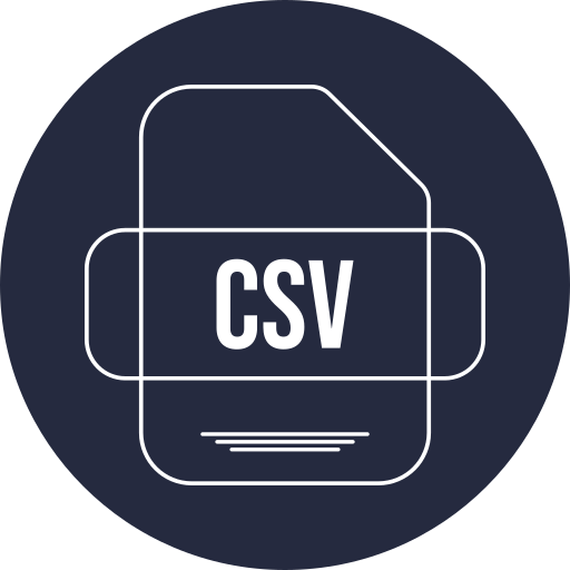 csv Generic color fill ikona