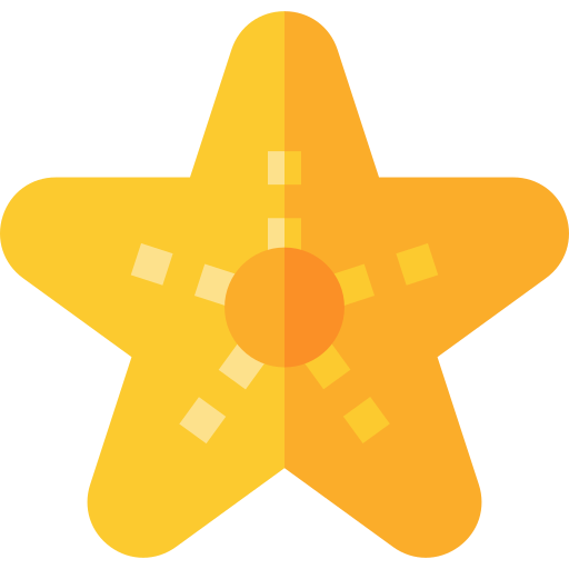 морская звезда Basic Straight Flat иконка