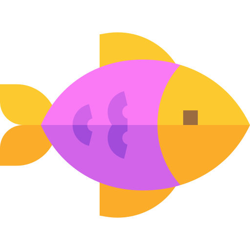 peixe Basic Straight Flat Ícone