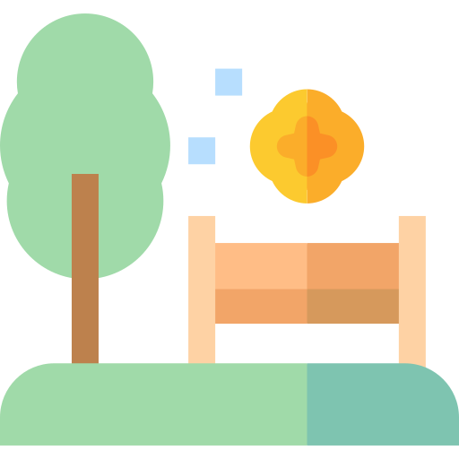 公園 Basic Straight Flat icon