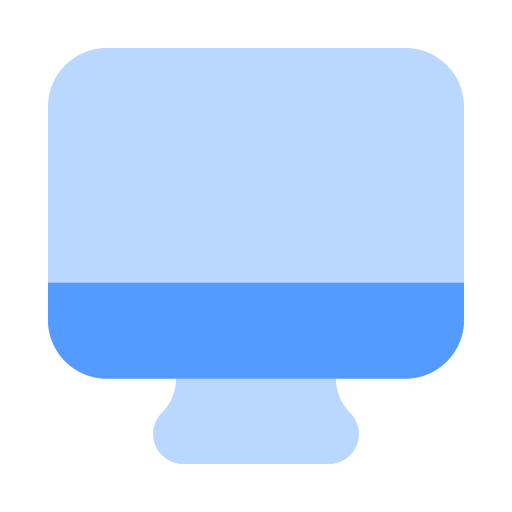Computer screen Generic color fill icon