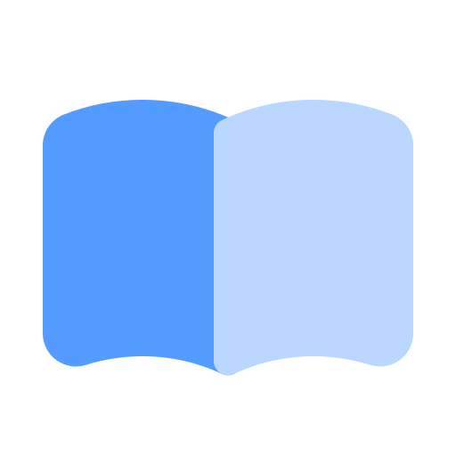 otwarta książka Generic color fill ikona