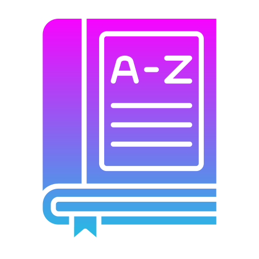From a to z Generic gradient fill icon
