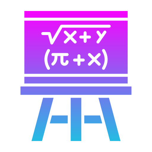 Математика Generic gradient fill иконка