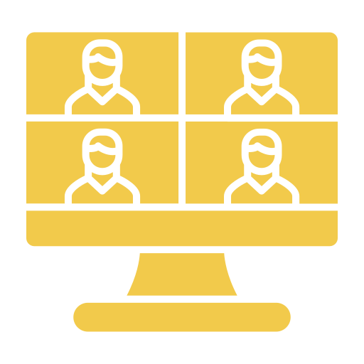 Video conference Generic color fill icon