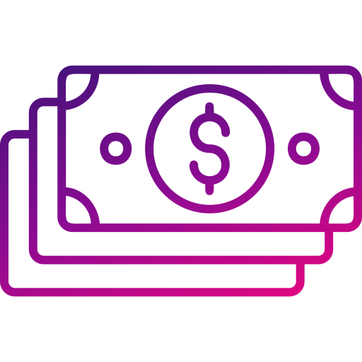 Cash Generic gradient outline icon