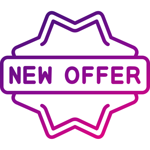 New offer Generic gradient outline icon