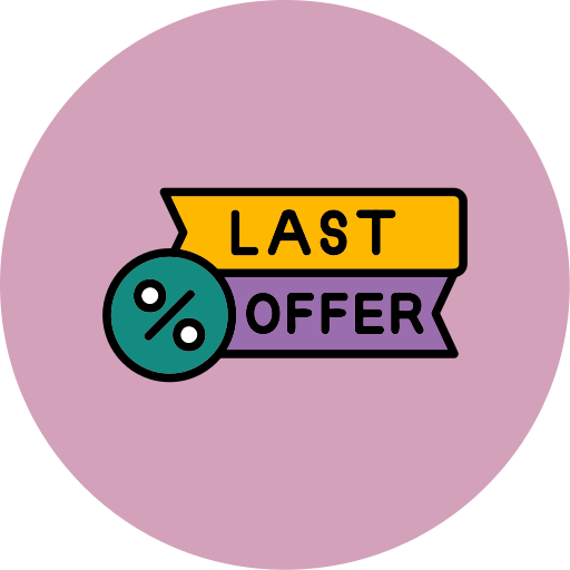 Last offer Generic color lineal-color icon