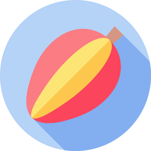 frutta Flat Circular Flat icona