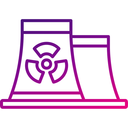 kernkraftwerk Generic gradient outline icon