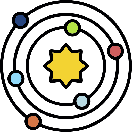 sistema solar Generic color lineal-color icono