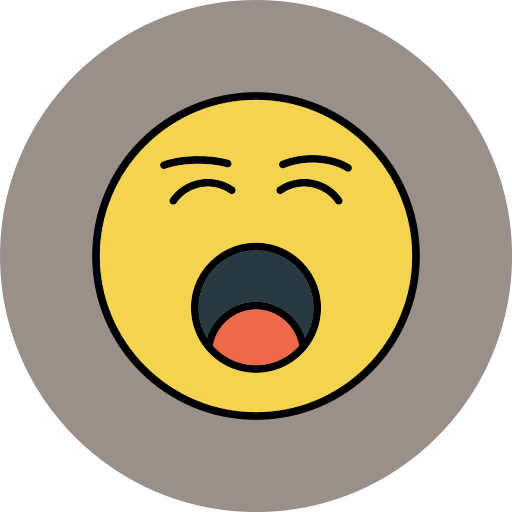 Yawning Generic color lineal-color icon