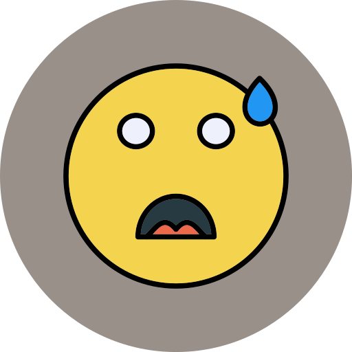 Worried Generic color lineal-color icon