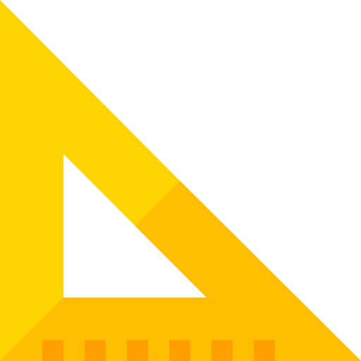 cuadrado Basic Straight Flat icono
