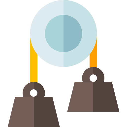 Pulley Basic Straight Flat icon