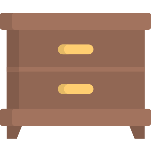 Nightstand Kawaii Flat icon