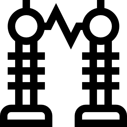 電気 Basic Straight Lineal icon