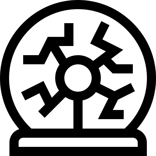 bola de plasma Basic Straight Lineal Ícone