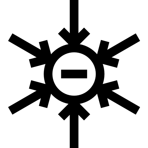 マイナスイオン Basic Straight Lineal icon
