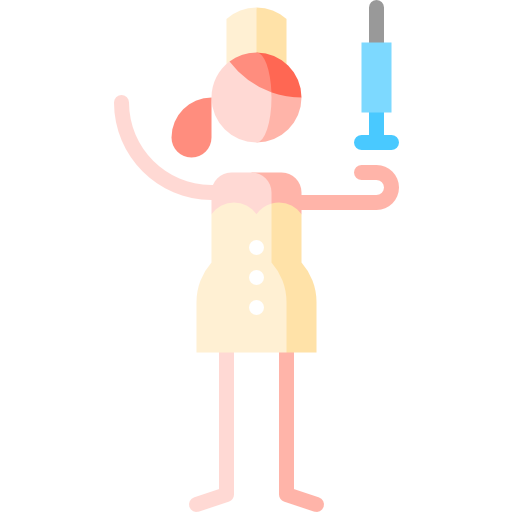 krankenschwester Puppet Characters Flat icon