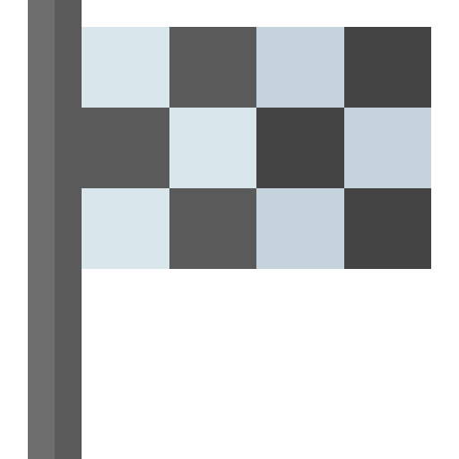 finish vlag Basic Straight Flat icoon