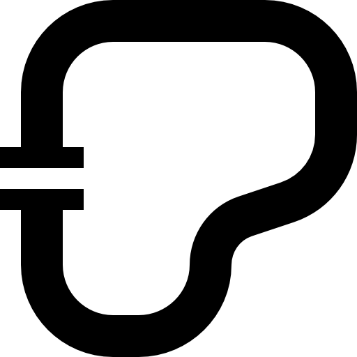 circuito Basic Straight Filled icono