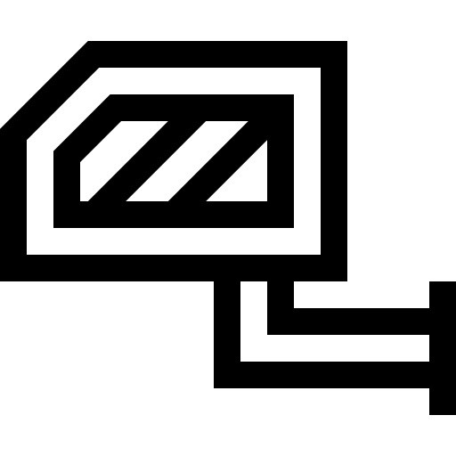espejo retrovisor Basic Straight Lineal icono