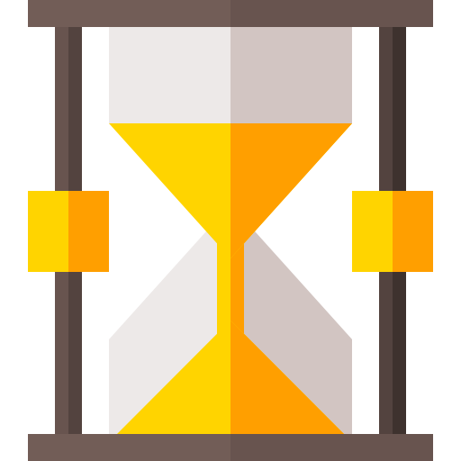 Hourglass Basic Straight Flat icon