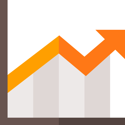 incrementar Basic Straight Flat icono