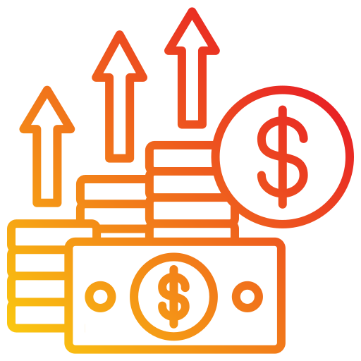 profit Generic gradient outline Icône