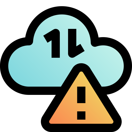 serwer w chmurze Fatima Lineal Color ikona